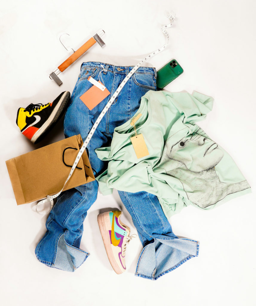 A stack of clothing
